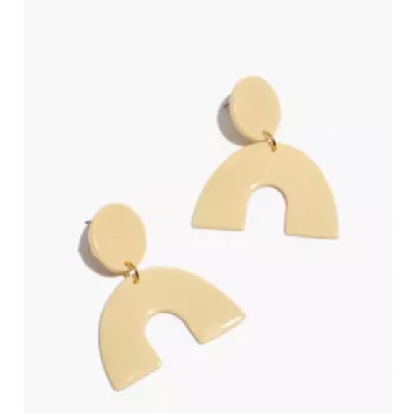 Madewell Abcrete & Co. Arch Limestone Statement Earrings - Picture 1 of 6